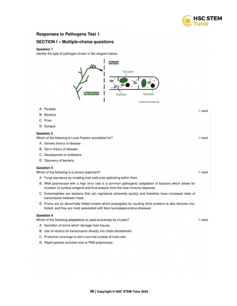 Example lesson notes